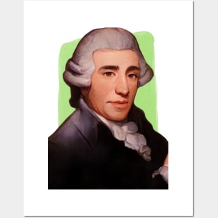 Austrian Composer Joseph Haydn illustration Posters and Art